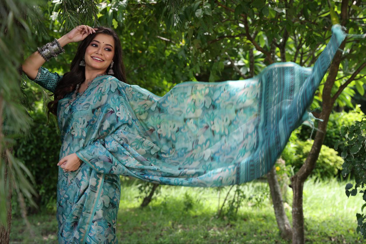 Traditional Tussar Silk Saree