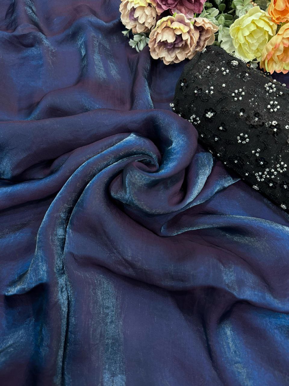 Trending Party Wear Space Silk Saree