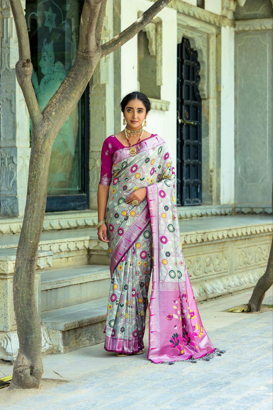 Wedding Wear Banarasi Silk Paithani Saree