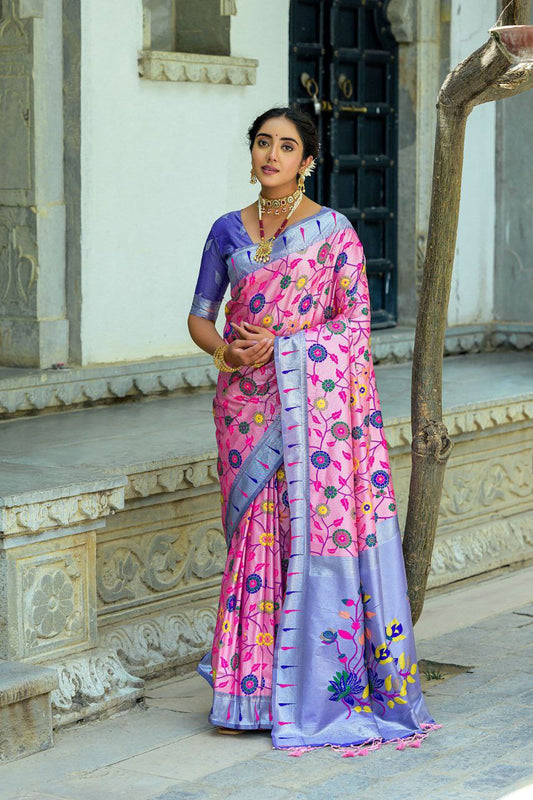 Wedding Wear Banarasi Silk Paithani Saree