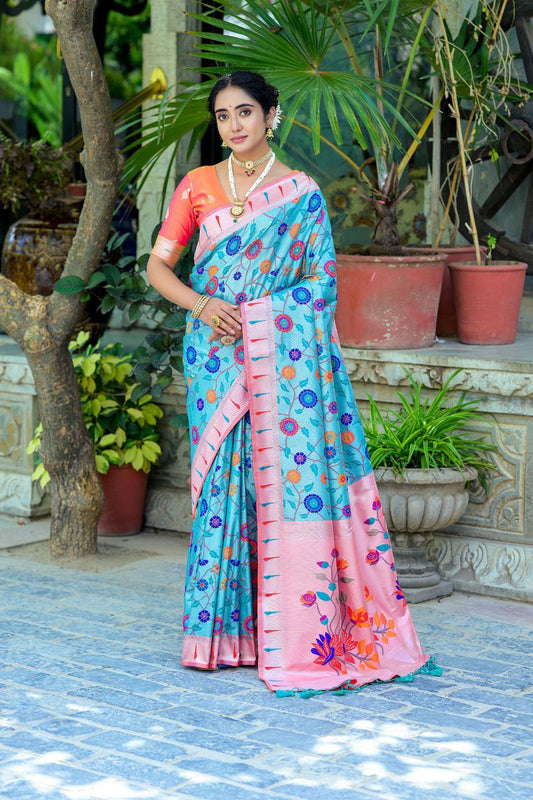 Wedding Wear Banarasi Silk Paithani Saree