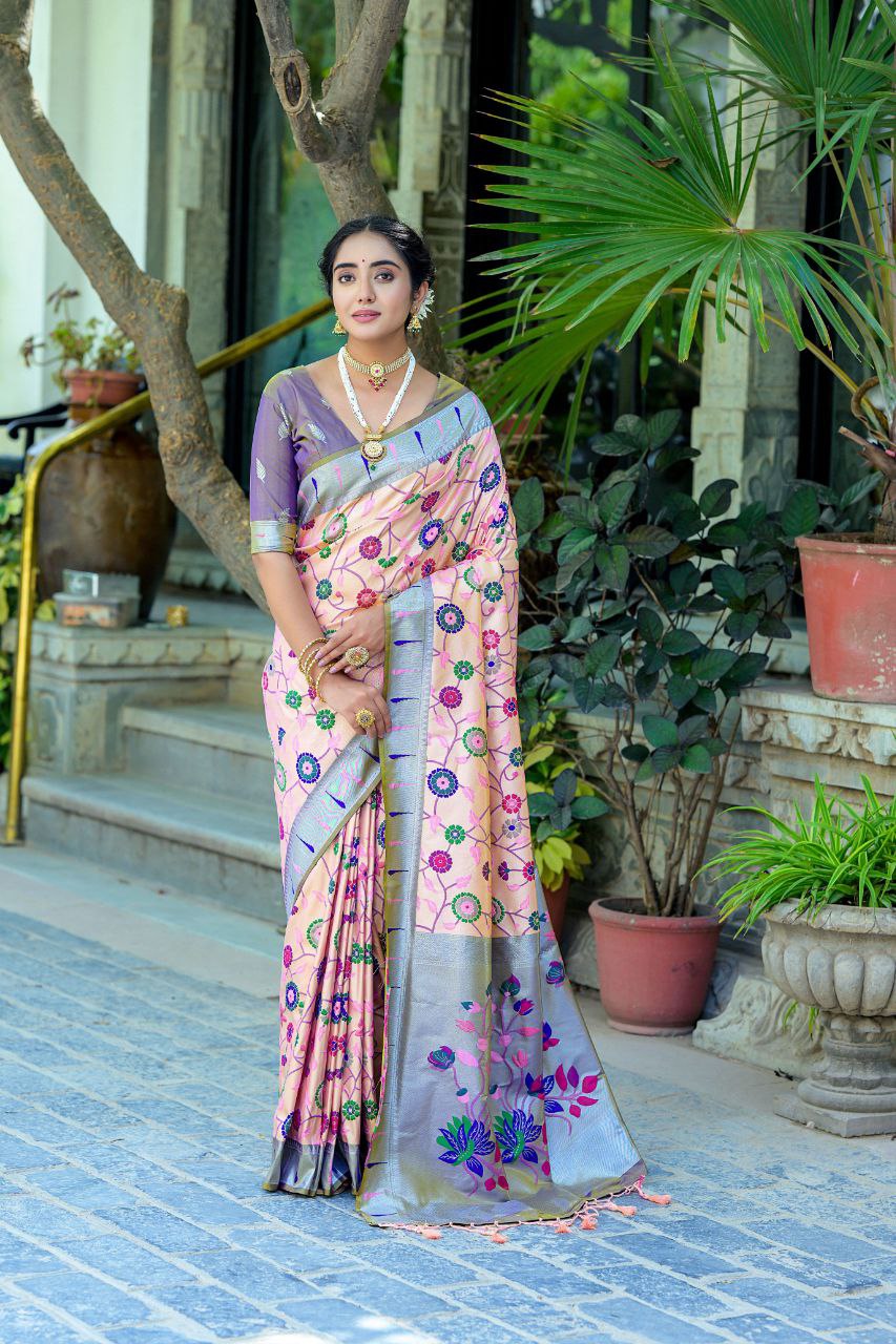 Wedding Wear Banarasi Silk Paithani Saree