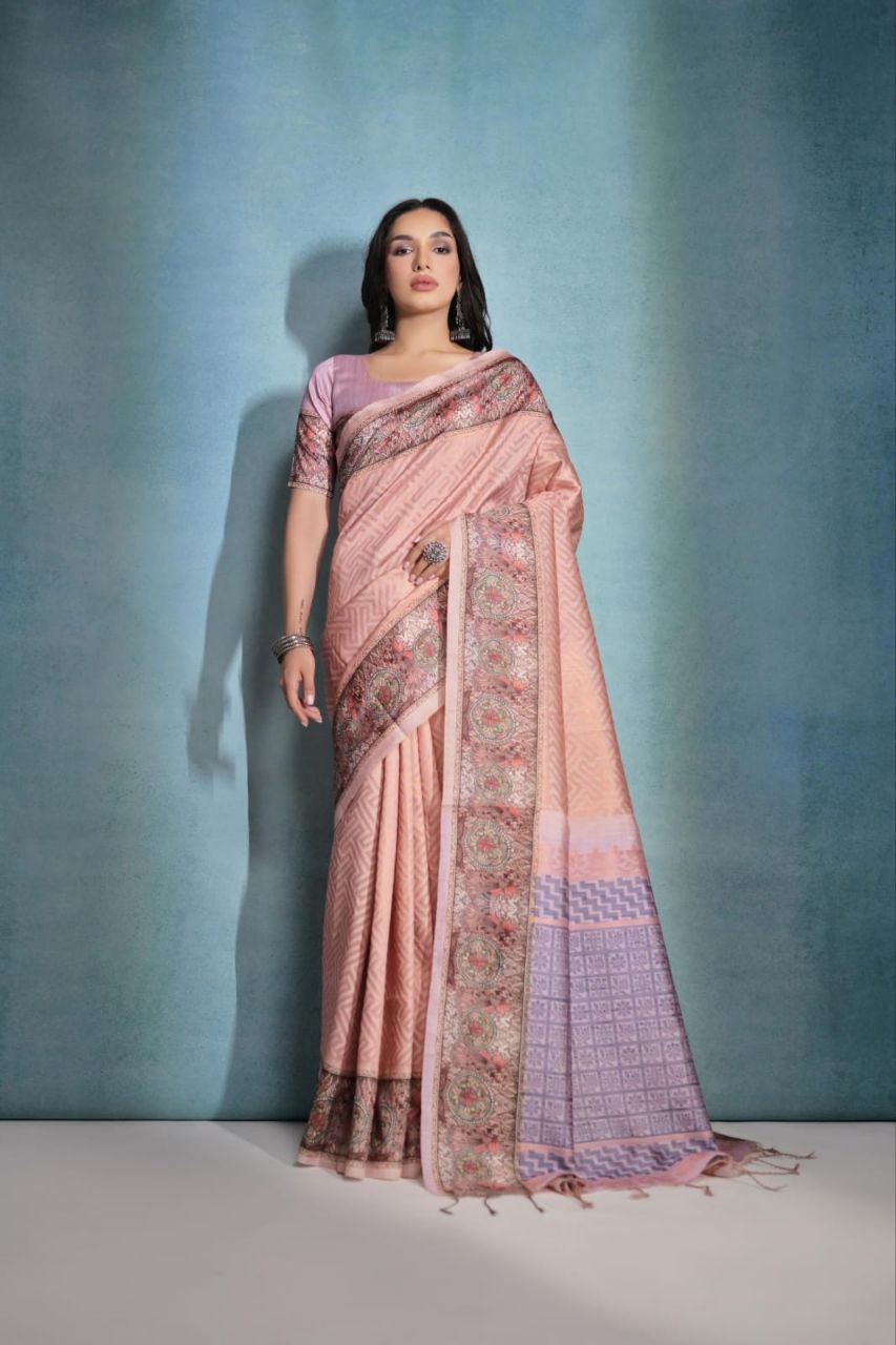 Wedding Wear Cotton Silk Saree