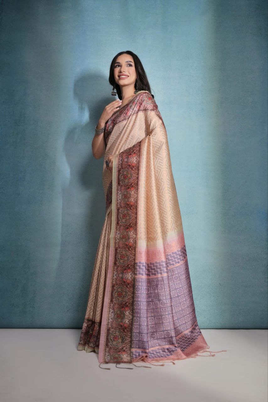 Wedding Wear Cotton Silk Saree