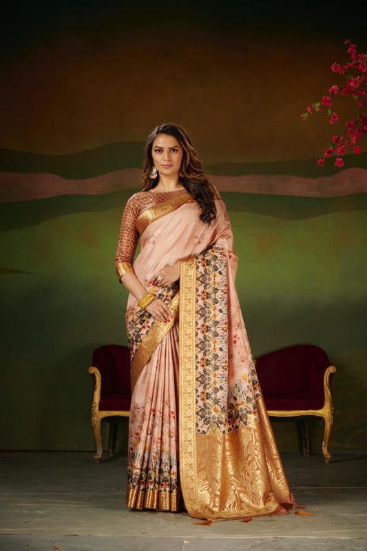 Wedding Wear Dola Silk Saree