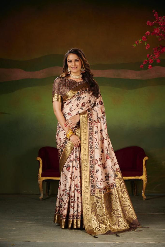 Wedding Wear Dola Silk Saree