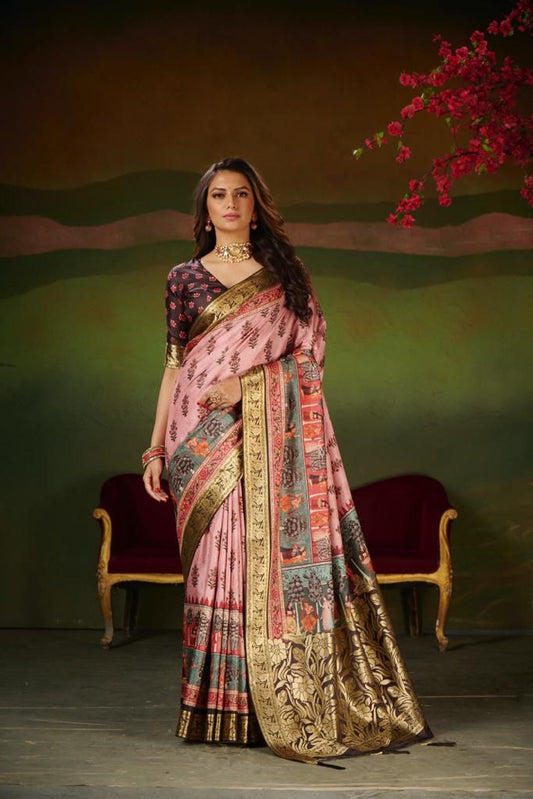 Wedding Wear Dola Silk Saree