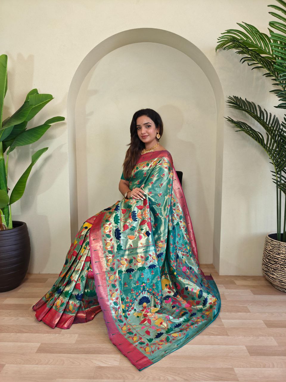 Wedding Wear Paithani Silk Saree