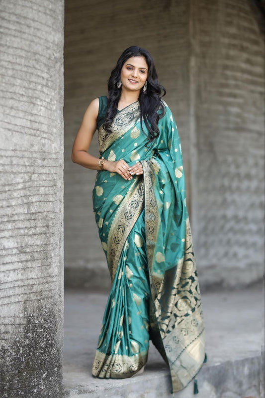 Wedding Wear Satin Silk Saree