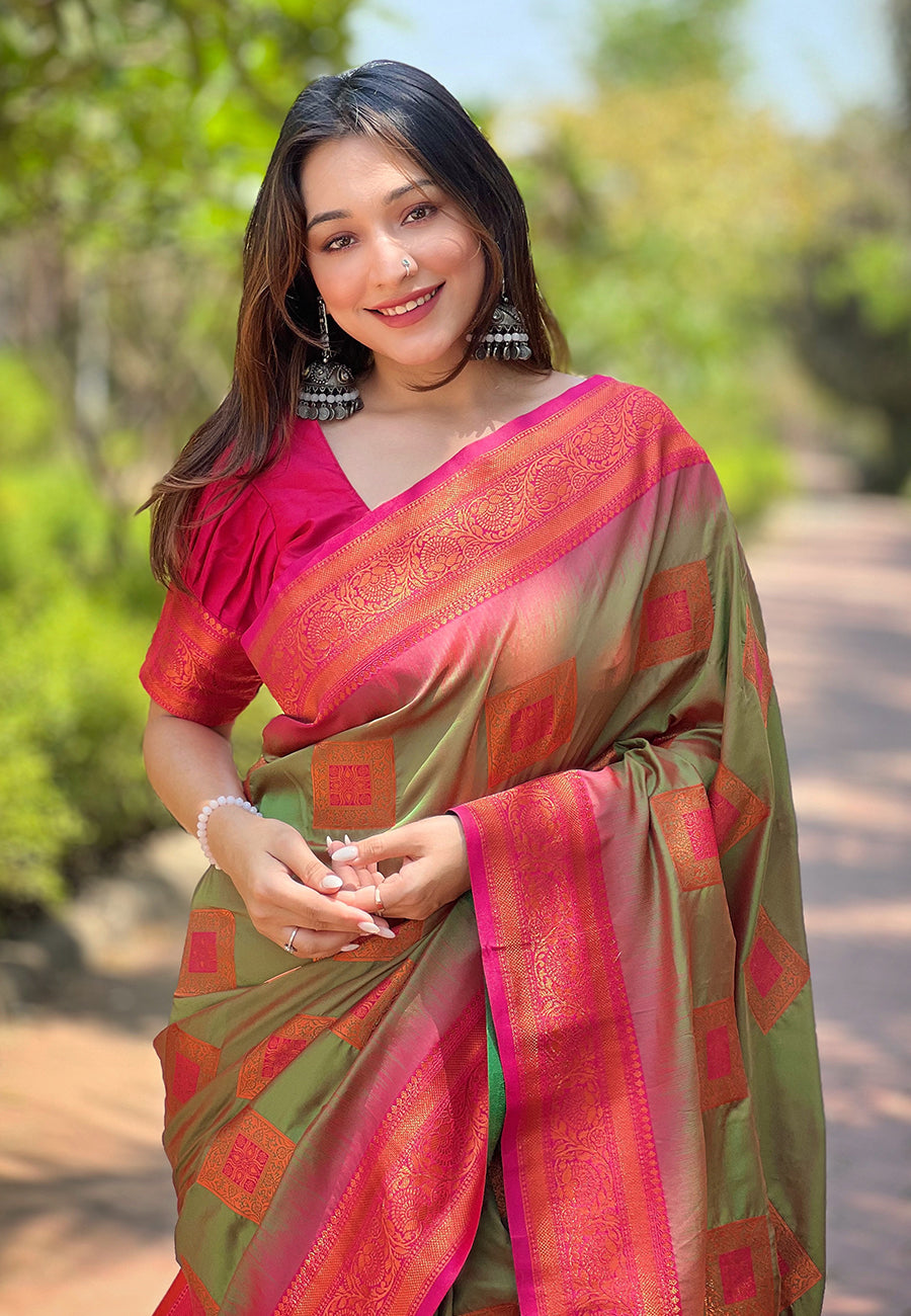 Wedding Wear Soft Silk Saree