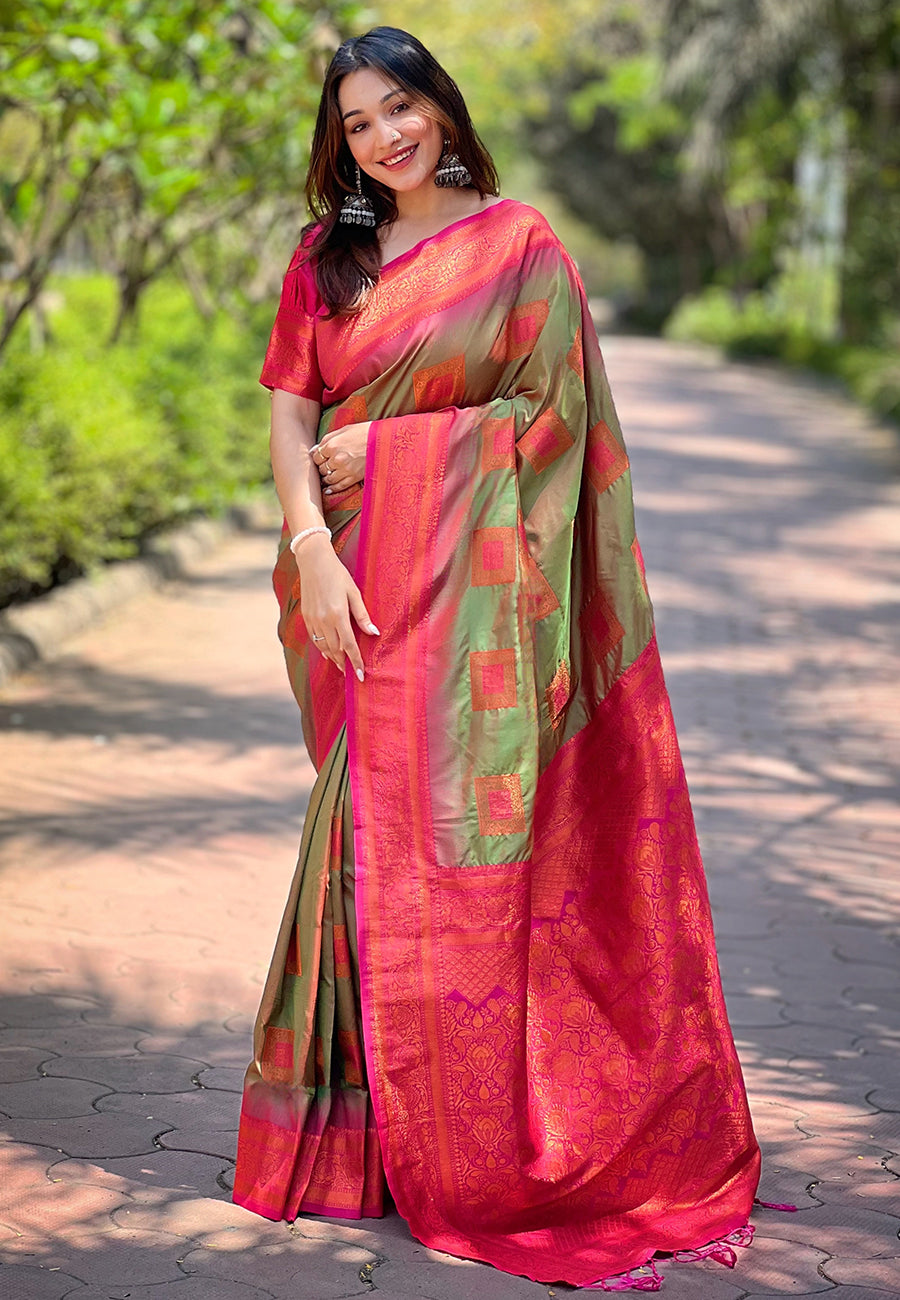 Wedding Wear Soft Silk Saree