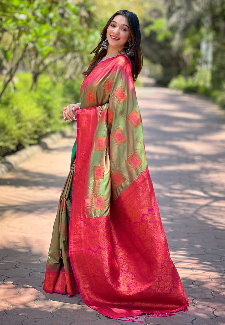 Wedding Wear Soft Silk Saree