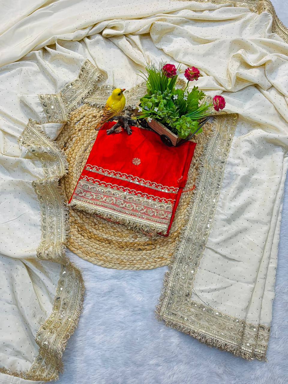 Beige Colour Wedding Wear Soft Smoothy Silk Saree, Rani Pink color Beige Colour Wedding Wear Soft Smoothy Silk sari for women,  Beige Colour Wedding Wear Soft Smoothy Silk saree for wedding, Saree, Saree for women, Saris, Sari for women, Sarees for women, Party wear sarees for women, Wedding wear saree for women, Bollywood saree for women, Heavy saree for women, Sarees for wedding