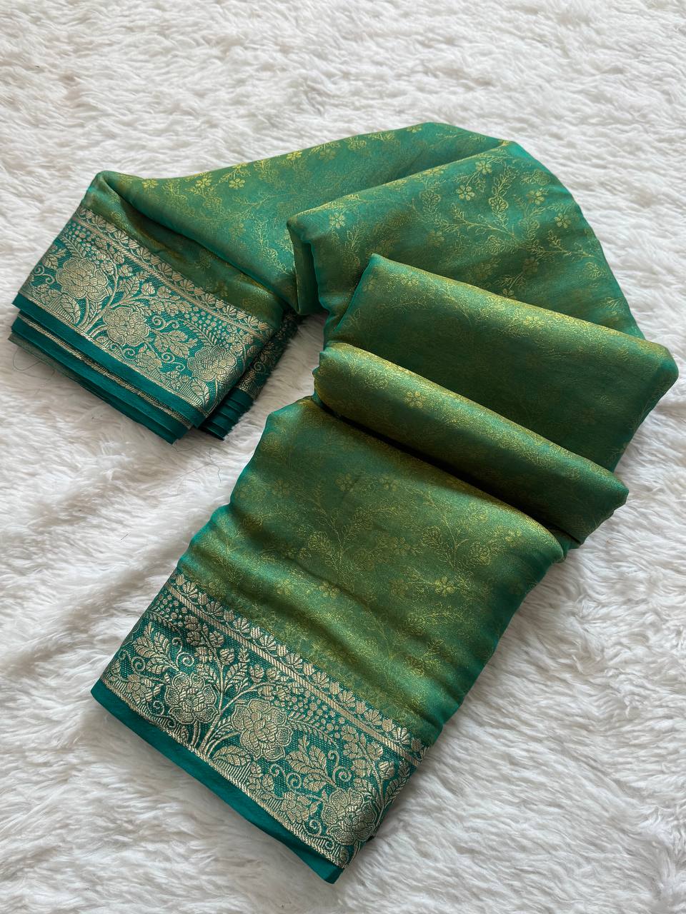 Wedding Wear Soft Space Silk Saree