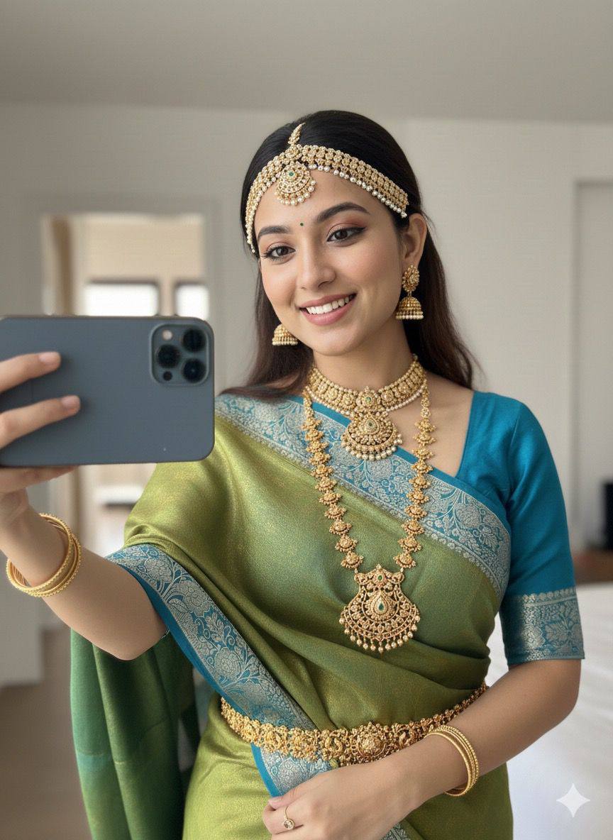 Wedding Wear Soft Space Silk Saree