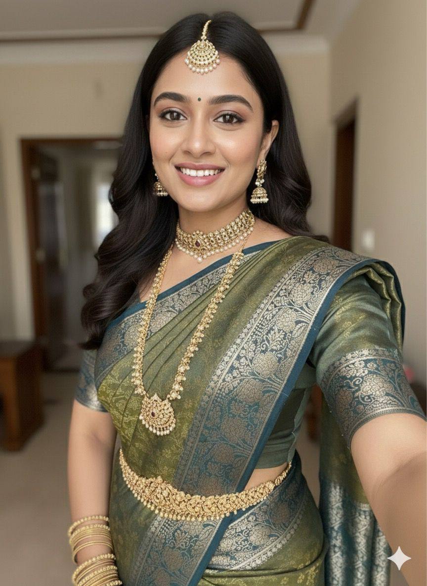 Wedding Wear Soft Space Silk Saree