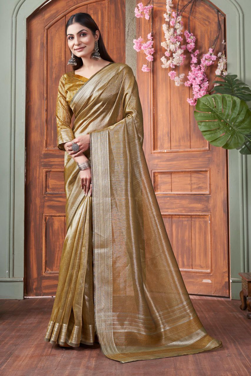 Wedding Wear Tussar Silk Saree