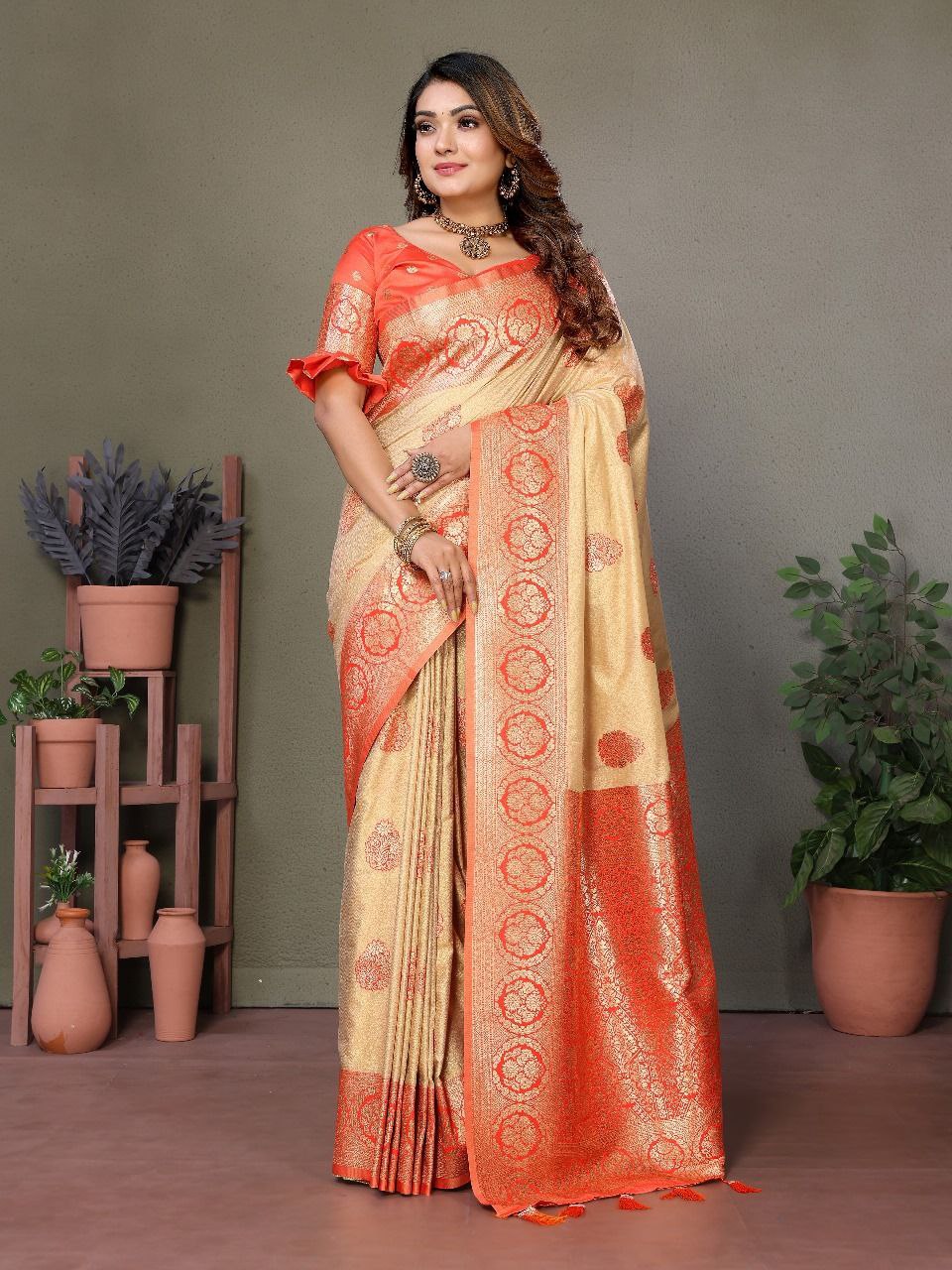 Wedding Wear Viscose Silk Saree