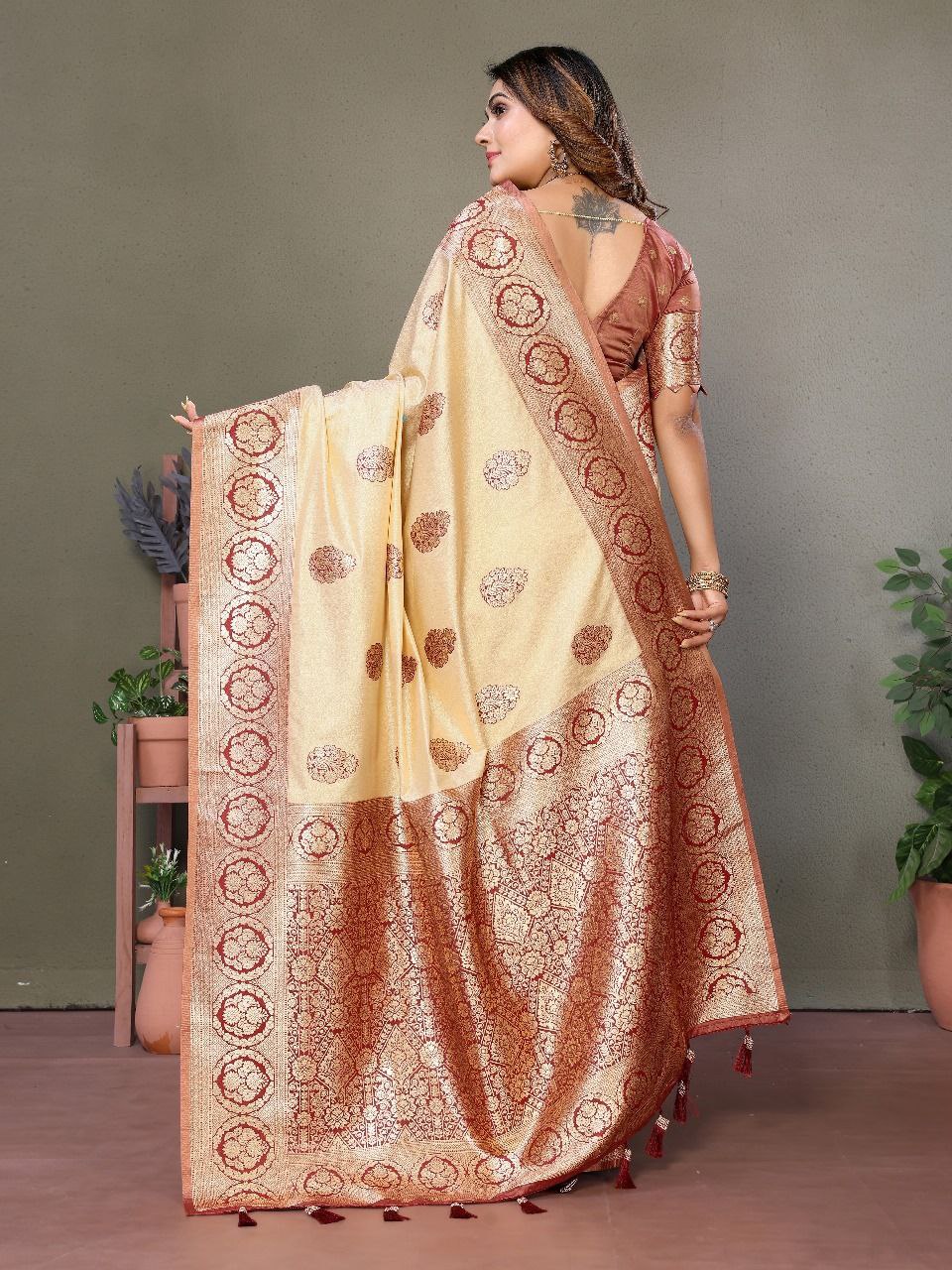 Wedding Wear Viscose Silk Saree