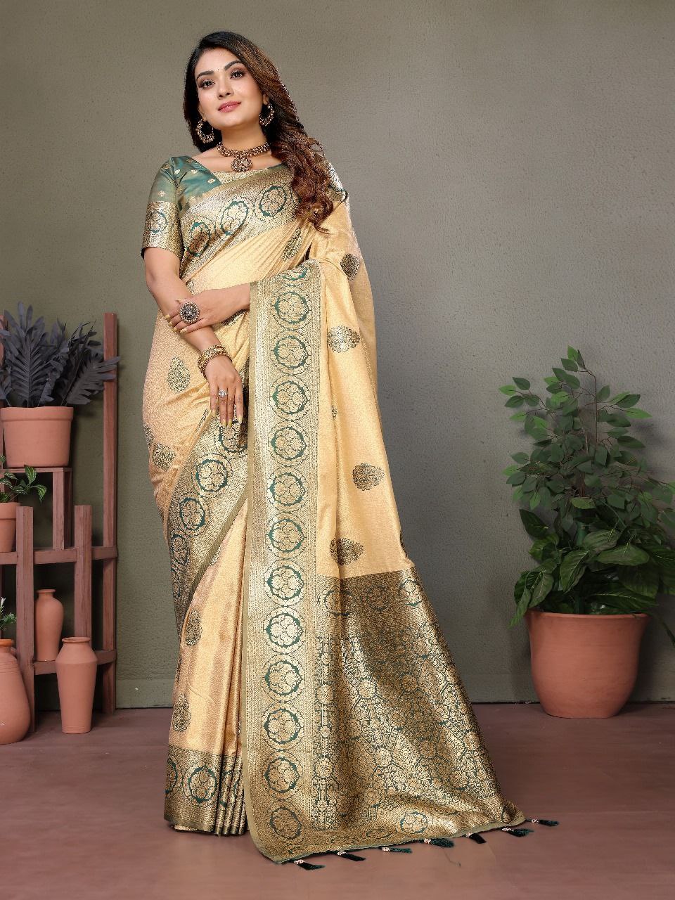 Wedding Wear Viscose Silk Saree