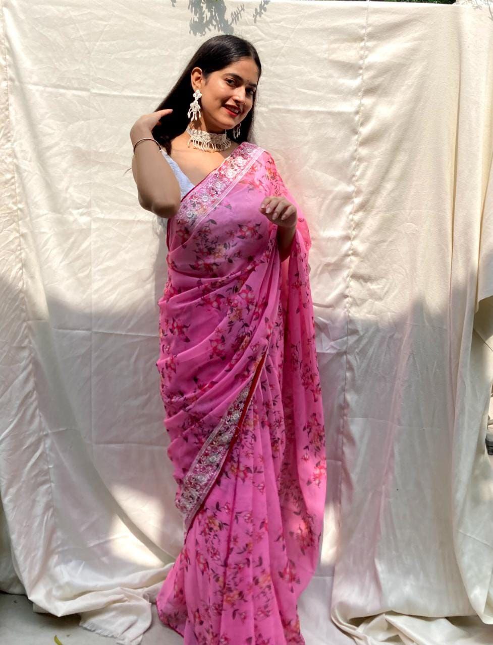 Shibori Print Saree | Stylish Cotton Sari | Mytr.in