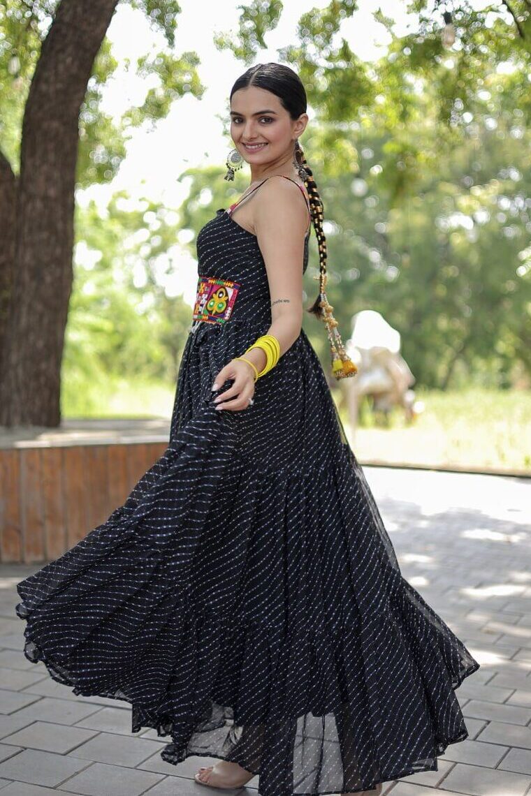 Black Gown For Navaratri 2023