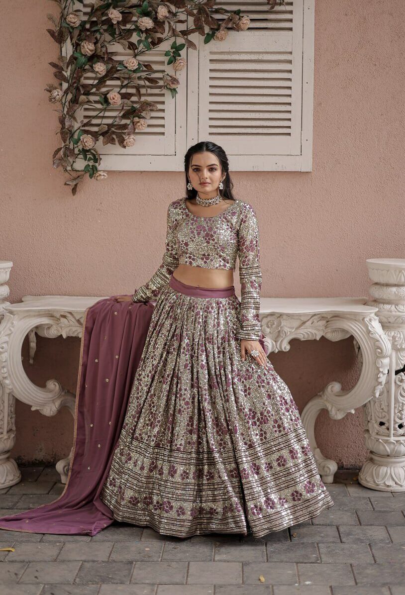 Awesome Sky Blue Cotton Digital Printed Party Wear Lehenga With Jacket-anthinhphatland.vn