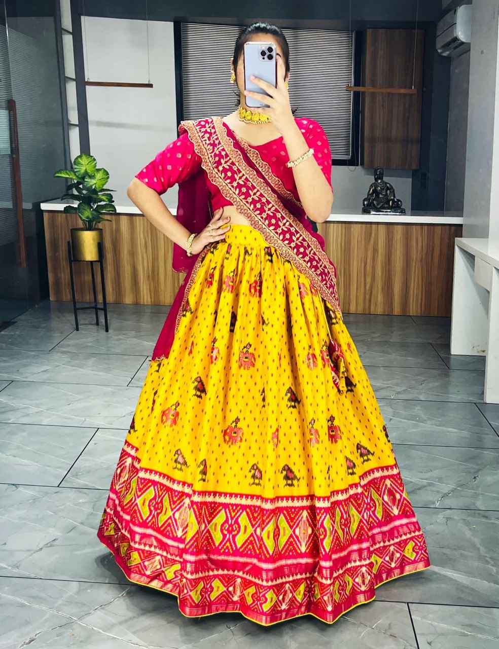 Buy Designer Patola Lehenga, Tussar Silk Lehenga, Wedding Lenghas Full  Flared Lehenga Skirt, Indian Traditional Ghaghra Choli, Chaniya Choli  Online in India - Etsy